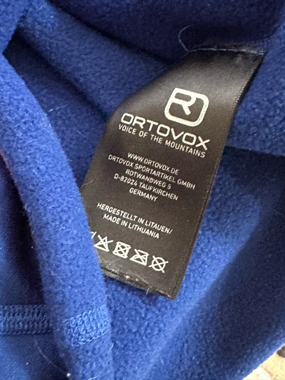 Ortovox Merino Fleece Zip Neck Technical Hoodie Women’s Large Ski Base Layer - Picture 4 of 8